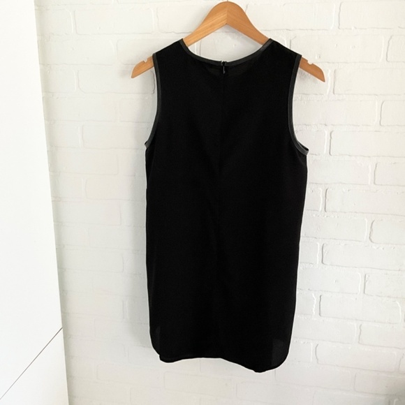 RUDSAK Leather Fringe Micro Dress Moto Biker Black Statement Sz M - Picture 15 of 16